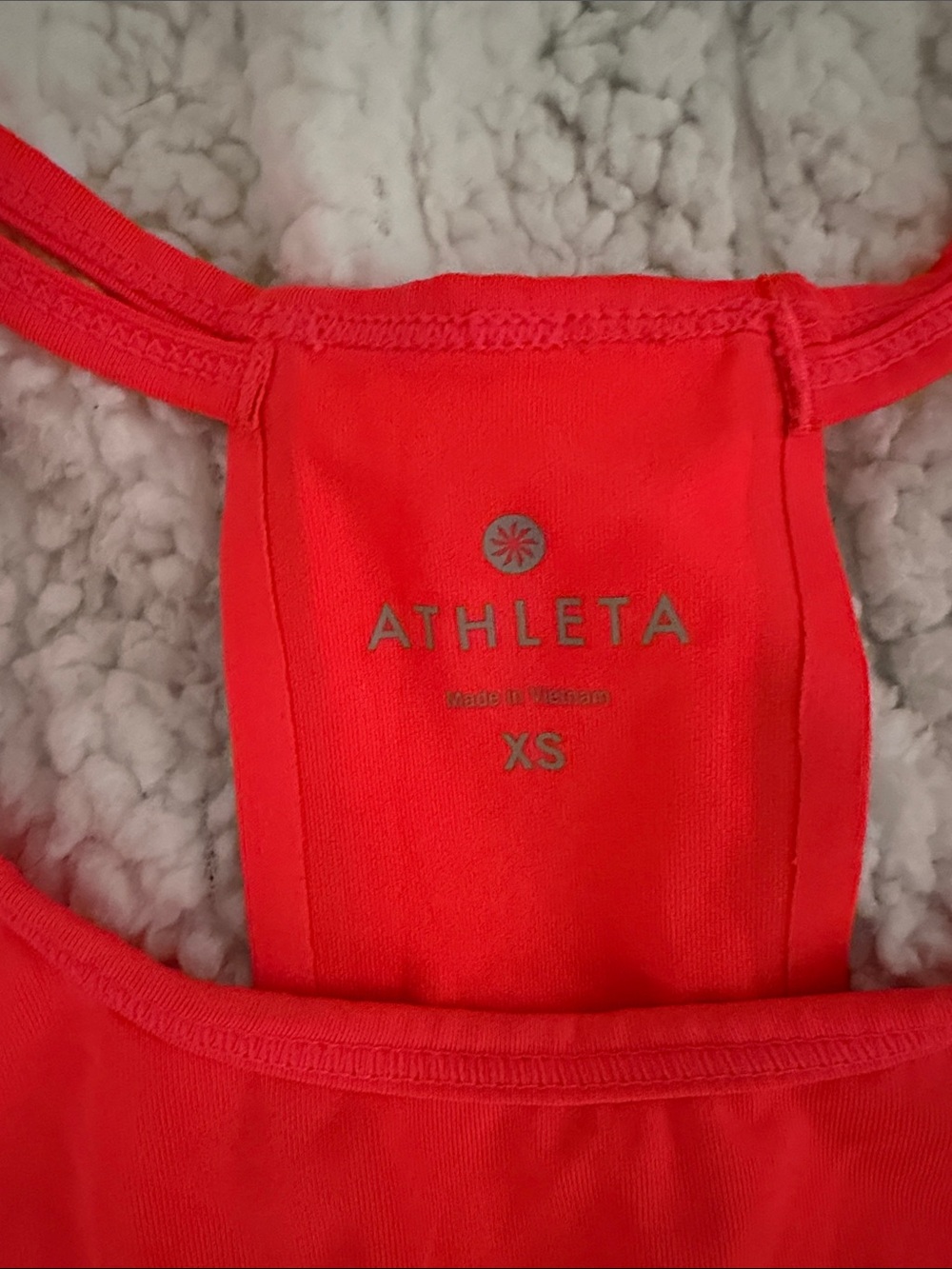 ATHLETA Lightspeed Orange Racerback Performance Tank Top - Picture 5 of 7